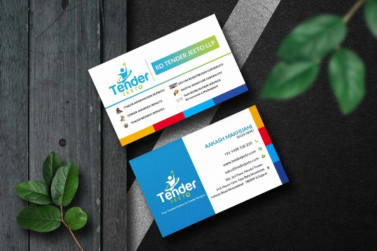RD Tender Jeeto LLP — Business Card