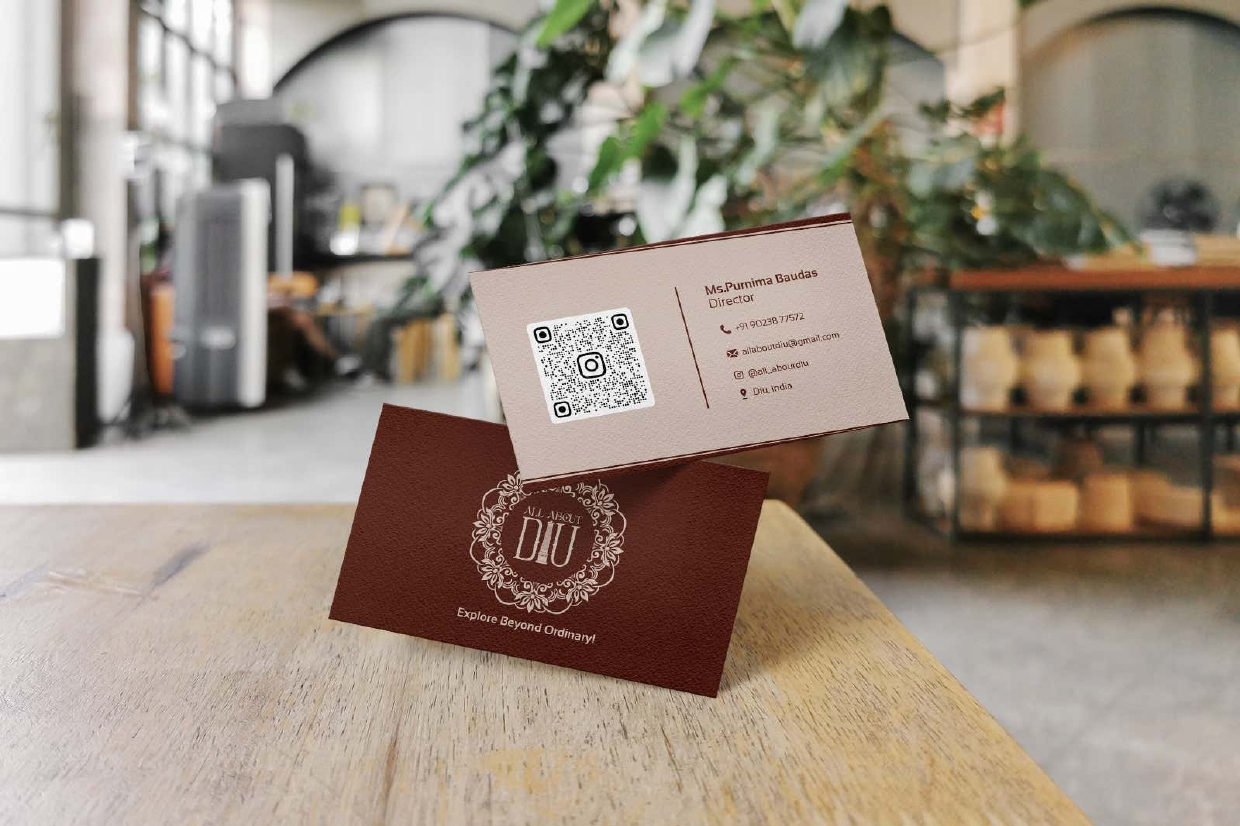All About Diu — Business Card