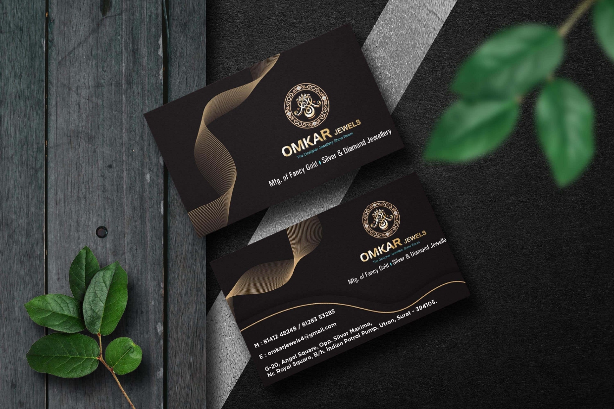 Omkar Jewels — Business Card