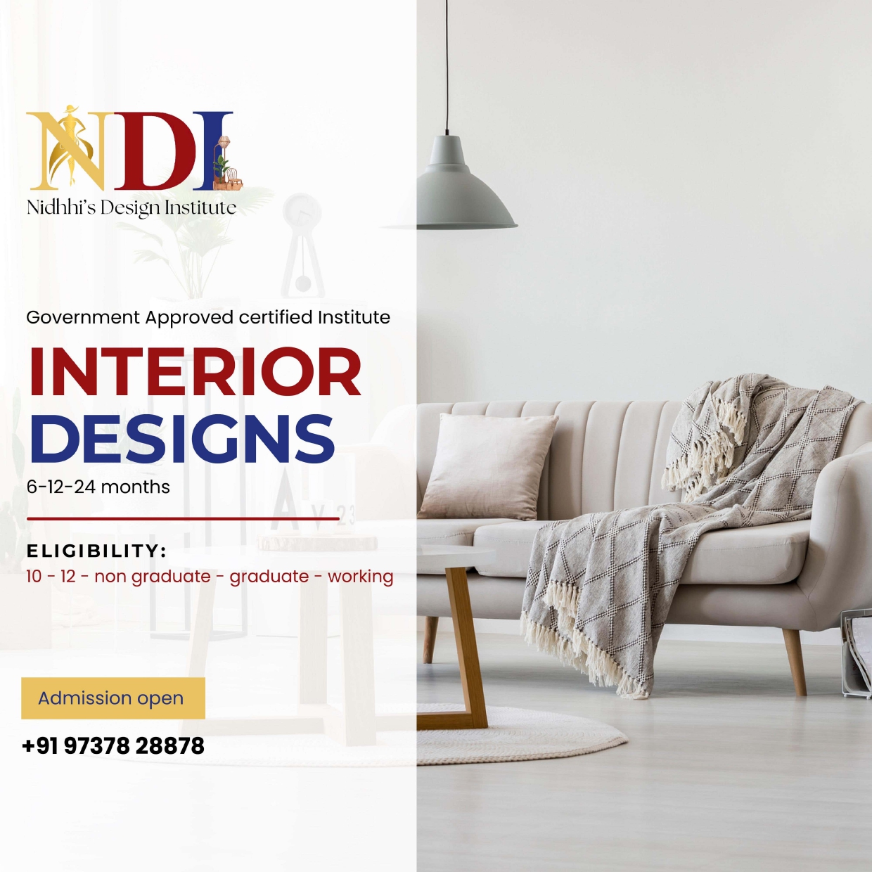 Nidhhi's Design Institute — Social Post