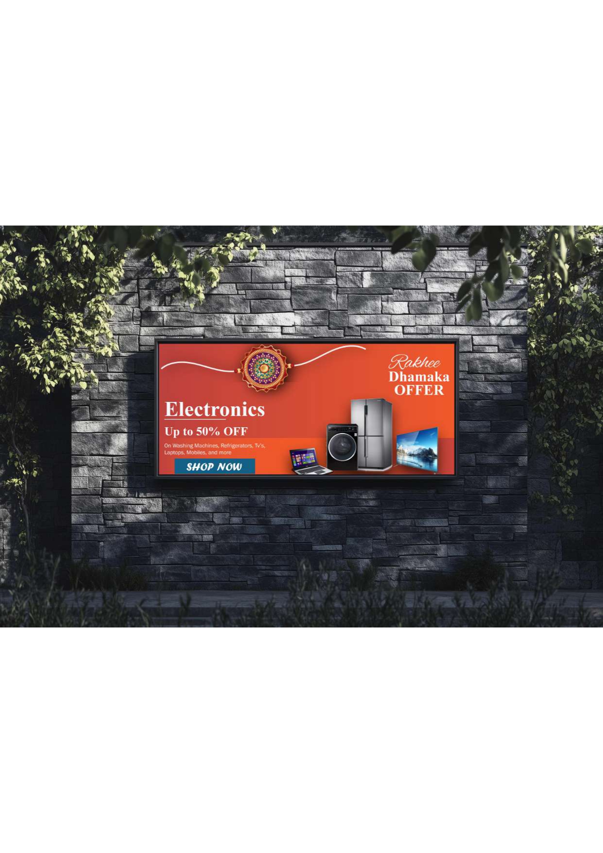 Electronics — Rakhee Dhamaka Banner